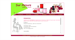 Desktop Screenshot of couture-sur-mesure.com