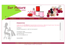Tablet Screenshot of couture-sur-mesure.com